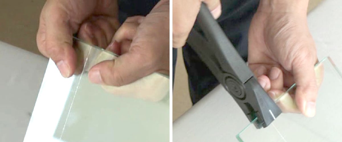 ガラスの切り方 ガラスカッターの使い方 切断方法 Diy講座 ガラスの切り方 ガラスカッターの使い方 切断方法 Diy講座
