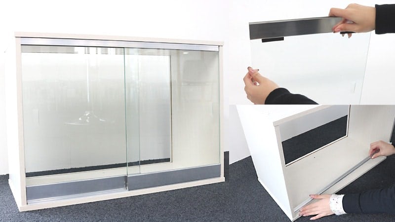 「ガラス引き戸製作セット」で簡単DIY！ガラス引き戸の取り付け方法