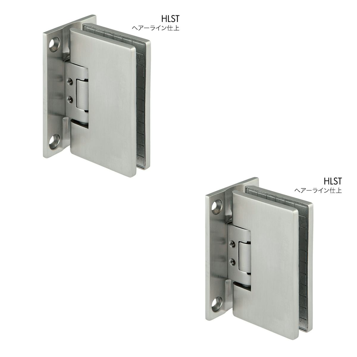 ガラスドア用ヒンジ【GP4450-1-2S】鏡面《2個セット》 鉄のヒンジ 取り外し可能な亜鉛合金ヒンジ産業環境保護機械1個