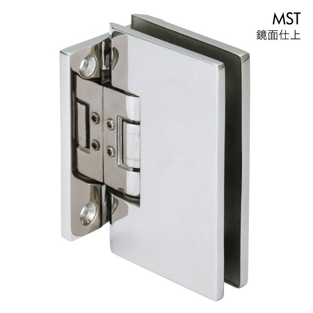 ガラスドア用ヒンジ 重量 ソフトアブソーバー付【GP4456】