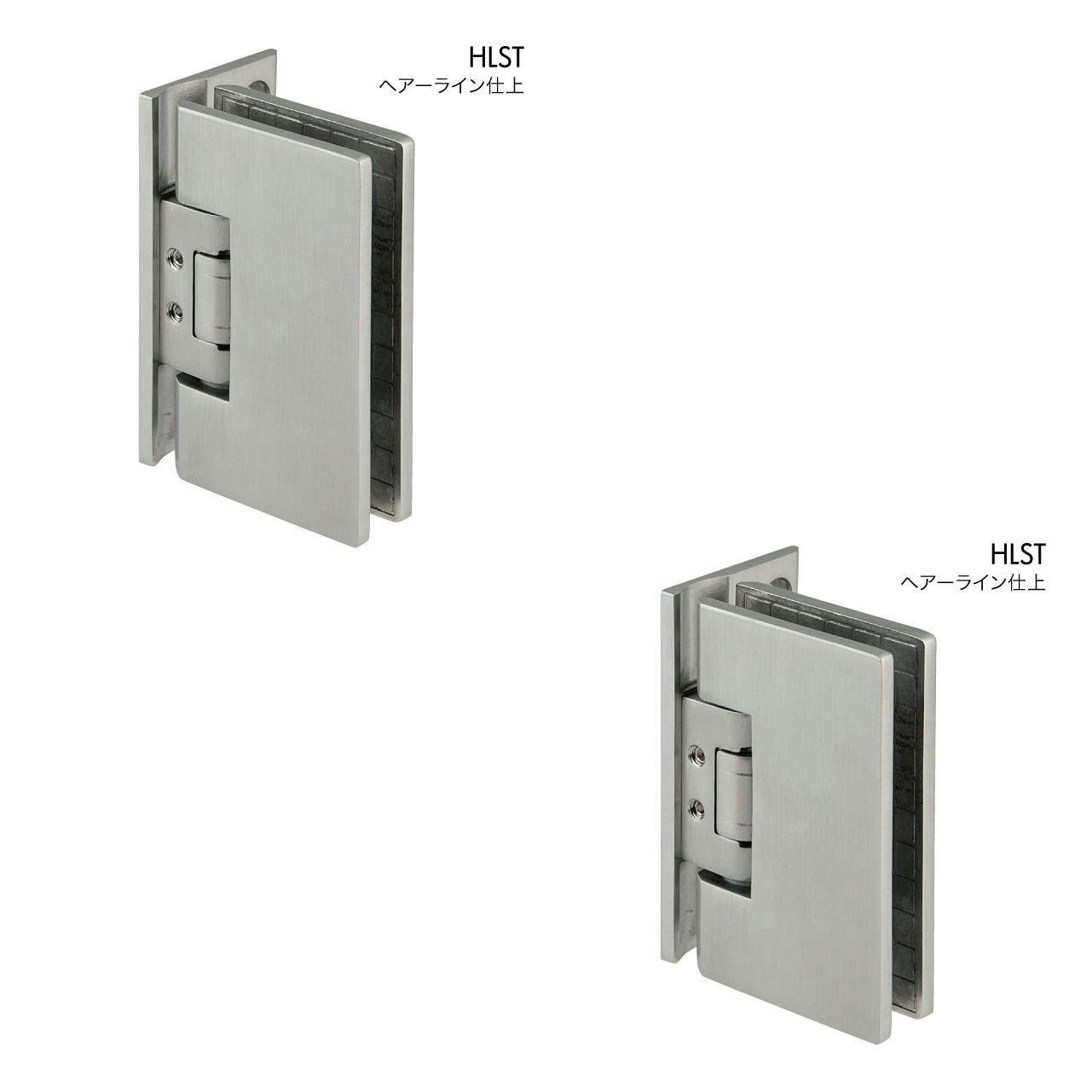ガラスドア用ヒンジ【GP4490-1-2S】 鏡面《2個セット》