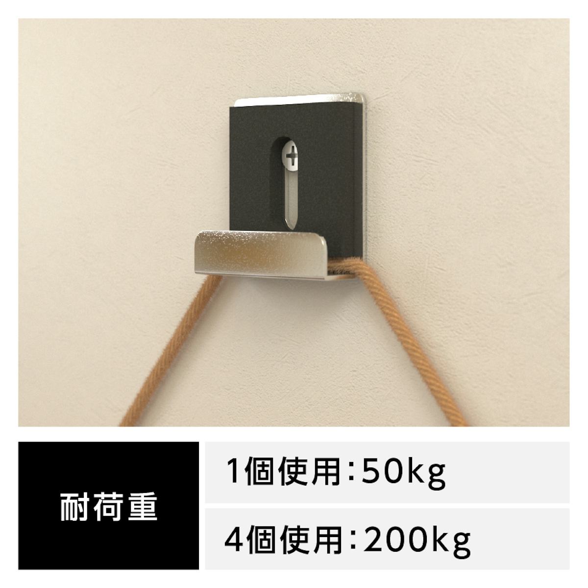 「ボードアンカー(石膏ボード用)」1個の耐荷重は50キロ