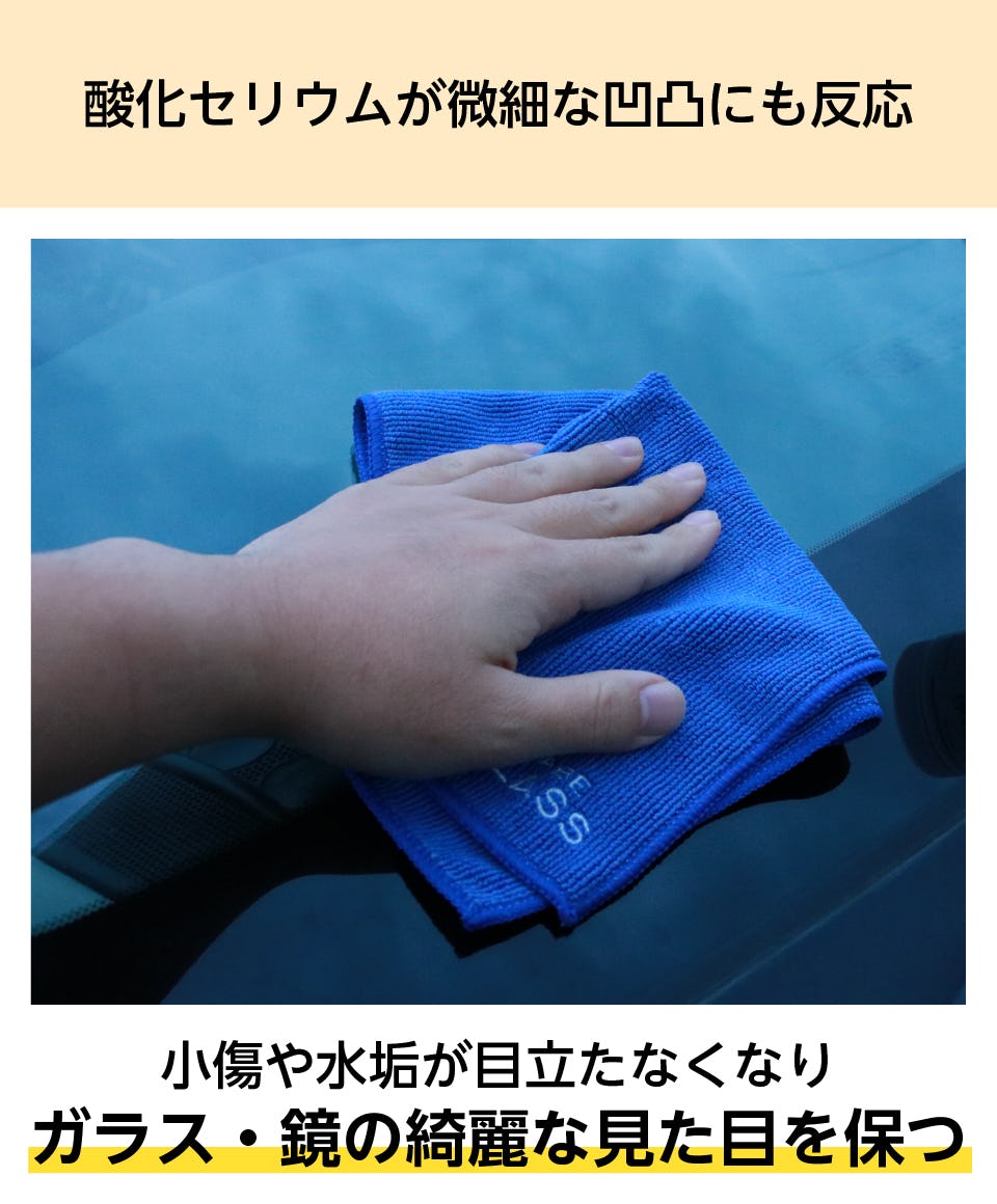 ガラス・鏡の傷消し用「ガラセリュウム」｜ガラスのホームセンター