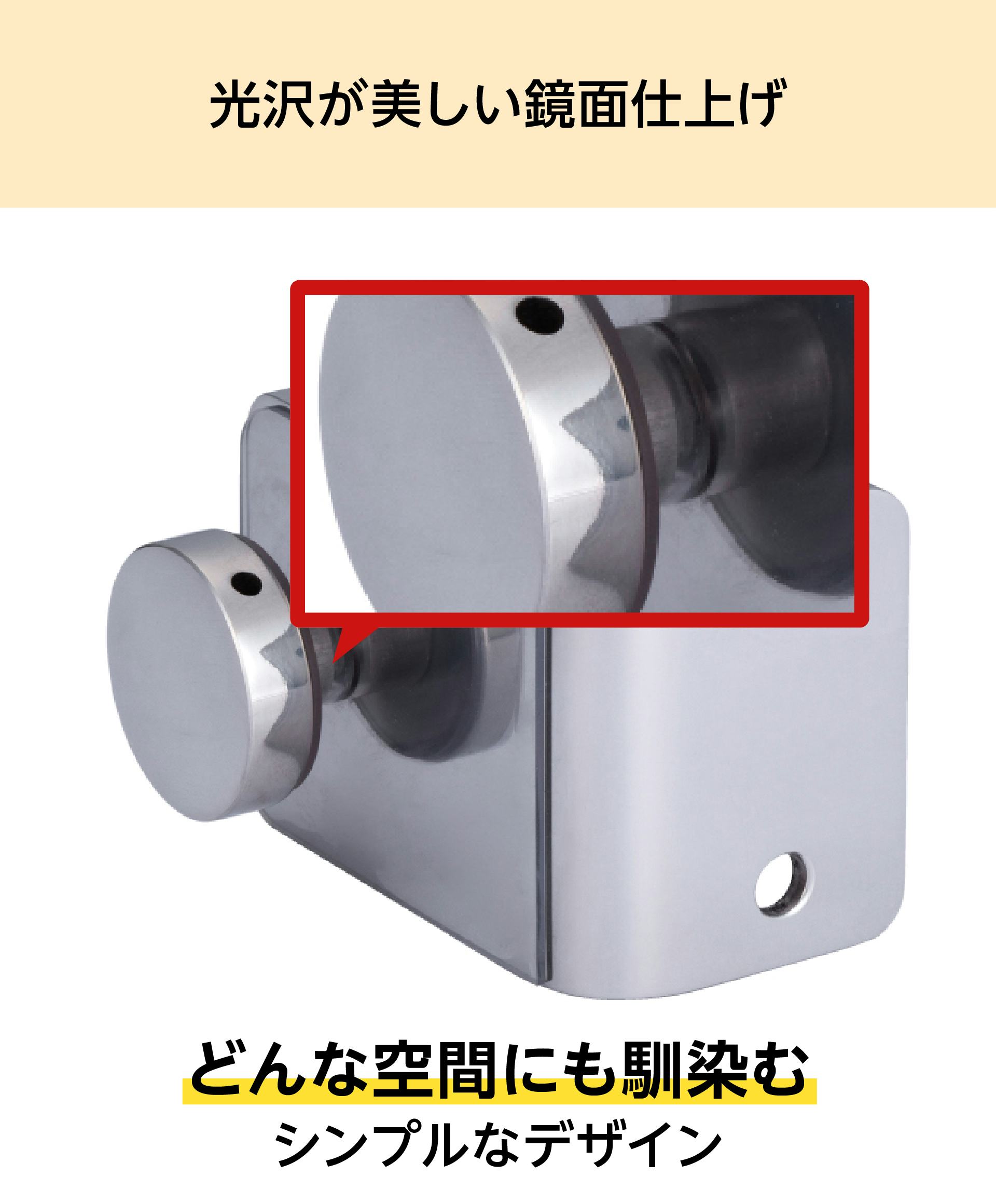 ガラスフィックス用ジョイント金物で連結・固定｜ガラスの